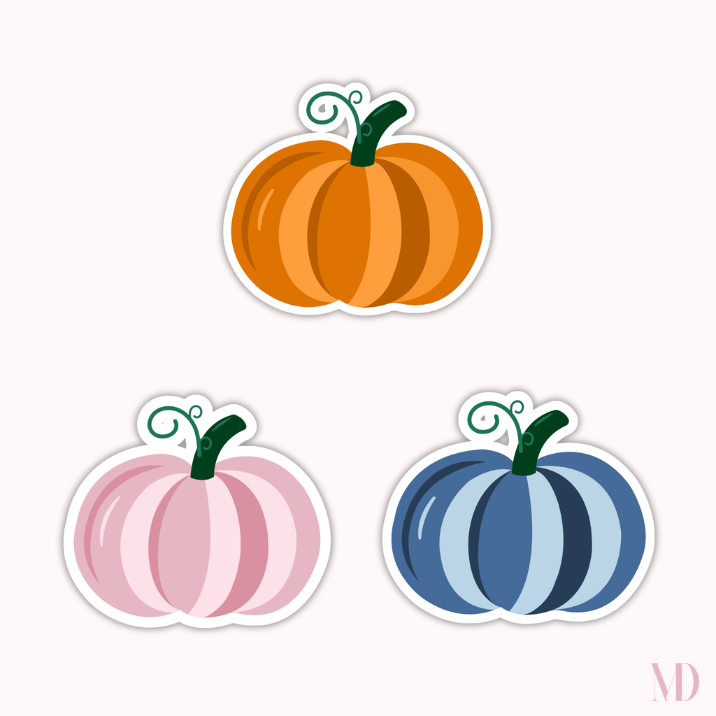 Sticker citrouille
