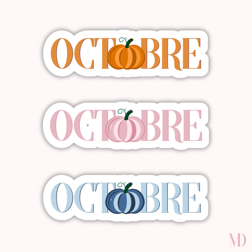 Sticker October