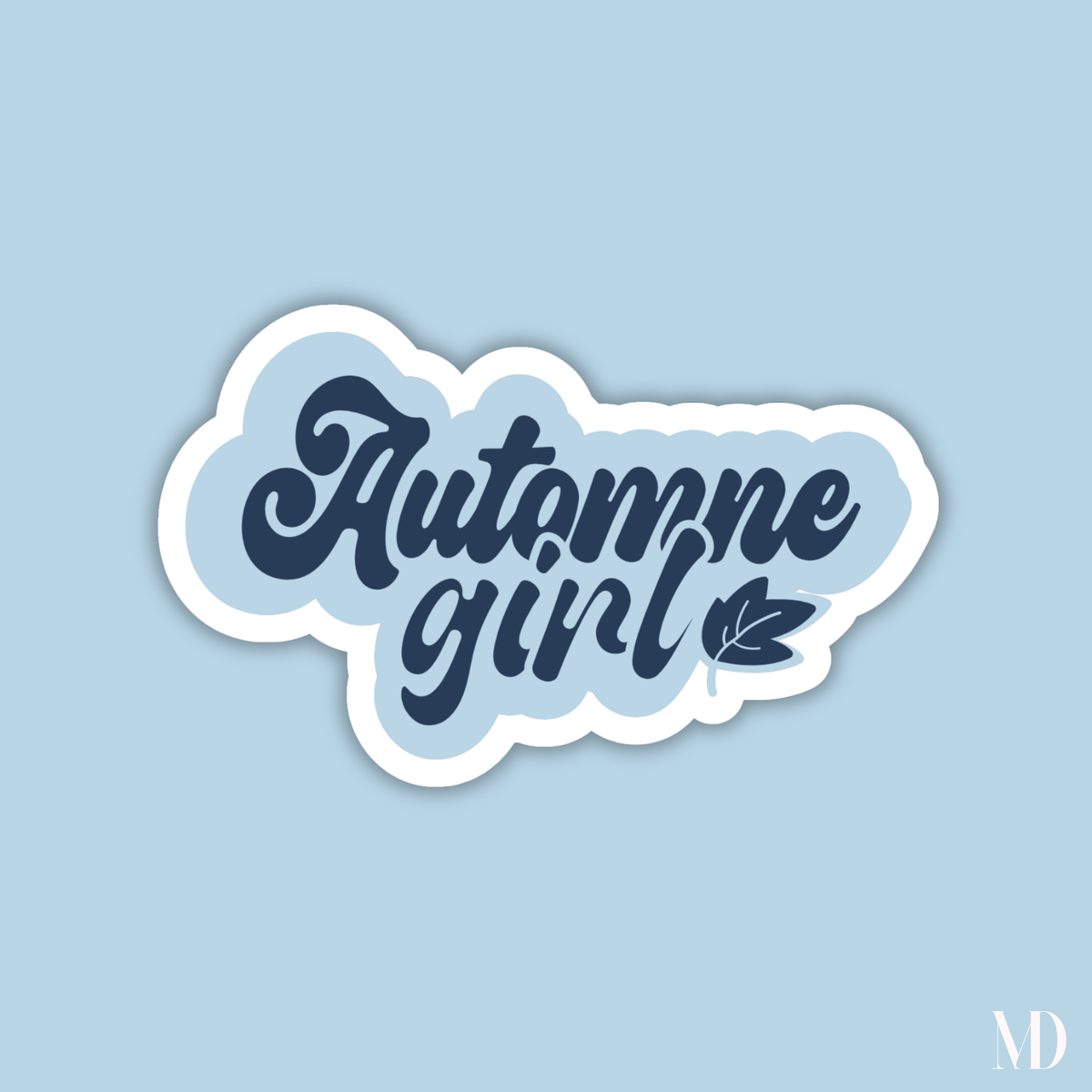 Sticker Automne Girl