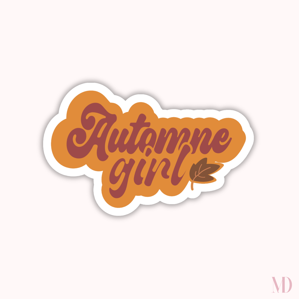 Sticker Automne Girl