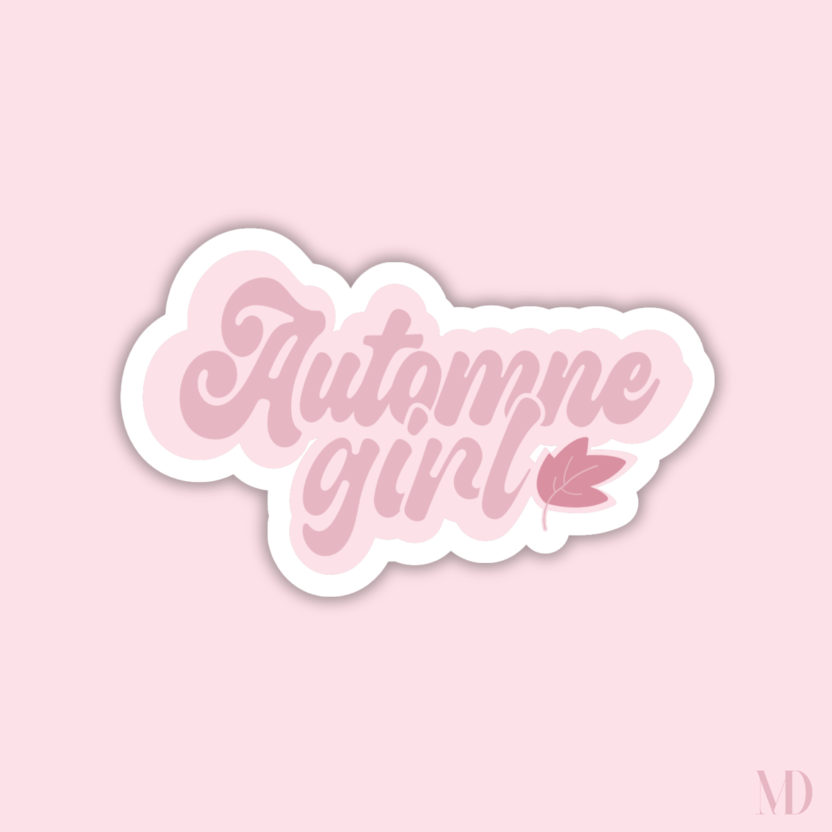 Sticker Automne Girl