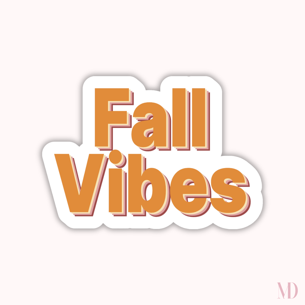 Sticker Fall Vibes